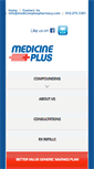 Mobile Screenshot of medicinepluspharmacy.com