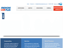 Tablet Screenshot of medicinepluspharmacy.com